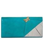 Flaska Laverne Laura Turquoise Wallet Clutch Bag - Lyst