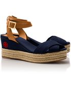 Tory Burch Karissa Espadrille Wedge - Lyst