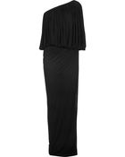 Rick Owens Oneshouldered Draped Jersey Dress - Lyst
