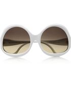 Balenciaga Oversized Roundframe Acetate Sunglasses - Lyst