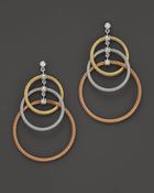 Charriol Classique 3 Circle Tri Color Drop Earrings - Lyst