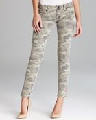 Hudson Jeans Collin Skinny in Green Camo - Lyst
