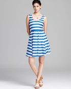 Plenty By Tracy Reese Quotation Dress Striped Frock - Lyst