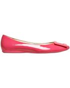 Roger Vivier 10Mm Gommette Patent Ballerina Flats - Lyst