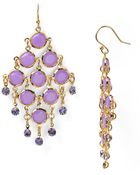 Kate Spade Sparkle Dunes Chandelier Earrings - Lyst