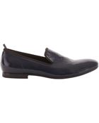 Alexander McQueen Patent Leather Skull Slipper - Lyst