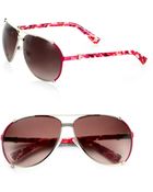 Dior Metal Aviator Sunglasses - Lyst