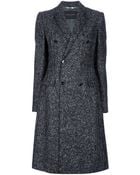 Dolce & Gabbana Tweed Coat - Lyst