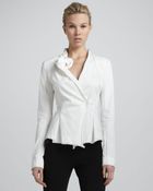 Donna Karan New York Sculptedlapel Jacket Zinc - Lyst