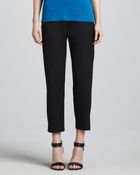 Eileen Fisher Organic Cotton Slim Ankle Pants - Lyst