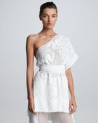 Emilio Pucci Embroidered Oneshoulder Tunic - Lyst