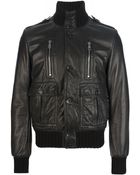 Gucci Leather Jacket - Lyst