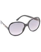 Gucci Oversized Round Sunglasses - Lyst