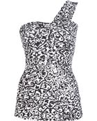 Isabel Marant Printed Shoulder Strap Top - Lyst
