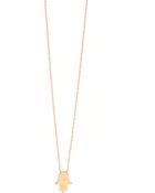 Jennifer Zeuner Mini Hamsa Diamond Necklace - Lyst
