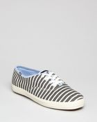 Keds Lace Up Sneakers Champion Stripe - Lyst