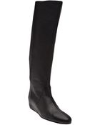 Lanvin Hidden Wedge Boot - Lyst