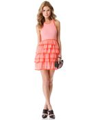 McQ by Alexander McQueen Frill Knit Sleeveless Dress - Lyst