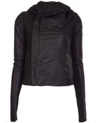 Rick Owens Leather Jacket - Lyst