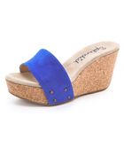 Splendid Greenville Suede Slides - Lyst