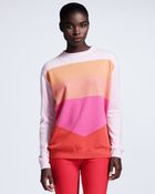 Stella McCartney Colorblock Cashmere Sweater Pink - Lyst