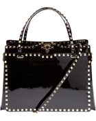 Valentino Rockstud Tote - Lyst