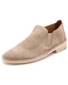 Vince Mia Flat Suede Booties - Lyst