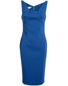 Antonio Berardi Panelled Stretch Twill Pencil Dress - Lyst