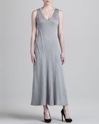 Donna Karan New York Sleeveless Knit Maxi Dress - Lyst