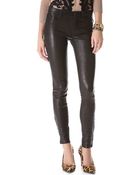 J Brand Super Skinny Leather Pants - Lyst