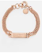 Marc By Marc Jacobs Standard Supply Id Bracelet - Lyst