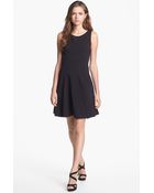 Rachel Roy Paneled Fit Flare Dress - Lyst