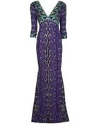 Roberto Cavalli Snake Print Gown - Lyst