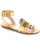 Loeffler Randall Simona Plank Sandal - Lyst