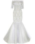 Marchesa Embroidered Tulle Gown - Lyst