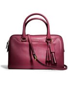 Coach Legacy Leather Haley Satchel with Strap - Lyst