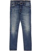 Just Cavalli Distressed Jeans - Lyst