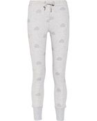Zoe Karssen Heart print Cotton blend Terry Sweatpants - Lyst