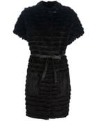 Jo No Fui Rabbit Fur Coat - Lyst