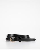 Ann Taylor Perfect Patent Skinny Belt - Lyst