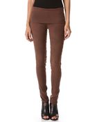 Donna Karan New York Fold Over Tube Pants - Lyst