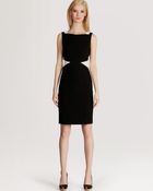Karen Millen Tailored Dress Contrast Tipped - Lyst