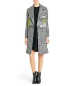 Diane von Furstenberg Nala Woven Printed Coat - Lyst