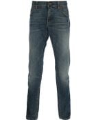 Dolce & Gabbana Faded Straight Leg Jean - Lyst