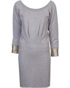 Lucien Pellat Finet Plain Pleated Dress - Lyst