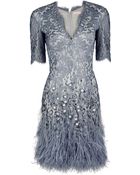 Matthew Williamson Mirror Lace Shift Dress - Lyst