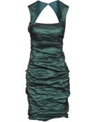 Nicole Miller Short Dress - Lyst