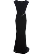 Roberto Cavalli Snake Embellished Gown - Lyst