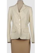 Blue Les Copains Blazer - Lyst