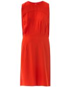 L'Agence Draped Back Sleeveless Dress - Lyst